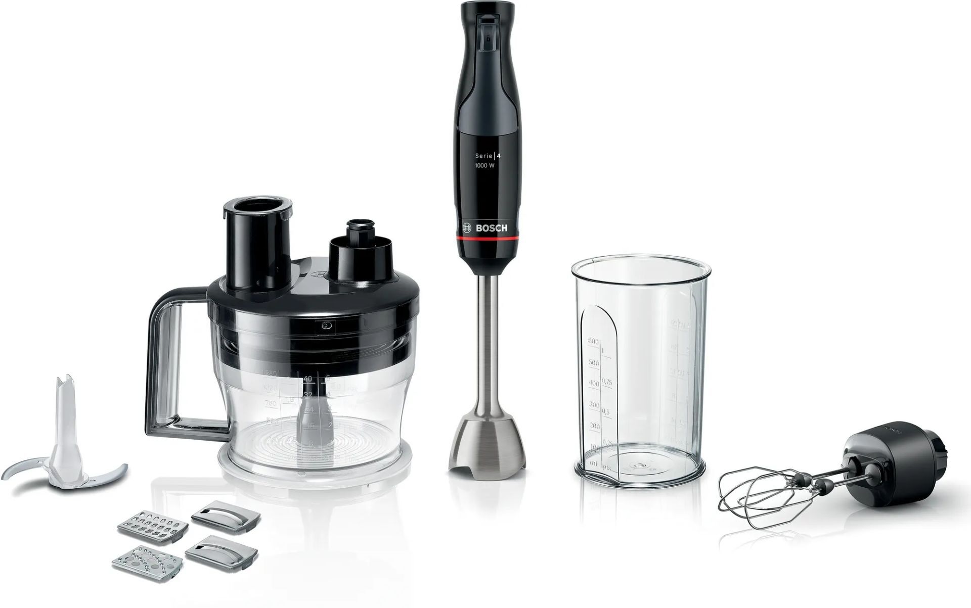 Bosch MSM4B674 Serie 4 El Blenderı ErgoMaster 1000 W Siyah, Antrasit