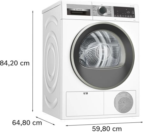 Bosch WQG25100TR Serie 4 Isı Pompalı Kurutma Makinesi