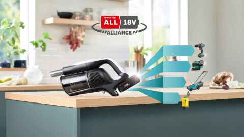 Bosch BCS1041WAC Şarjlı Süpürge Unlimited 10 Beyaz