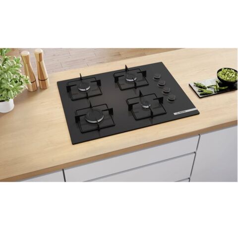 Bosch POP7C6P30O 67 cm Siyah Cam Ankastre Ocak